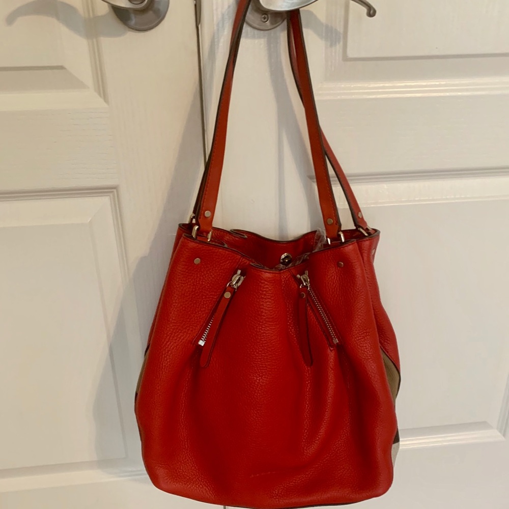 Gorgeous Pristine Red Burberry Bag